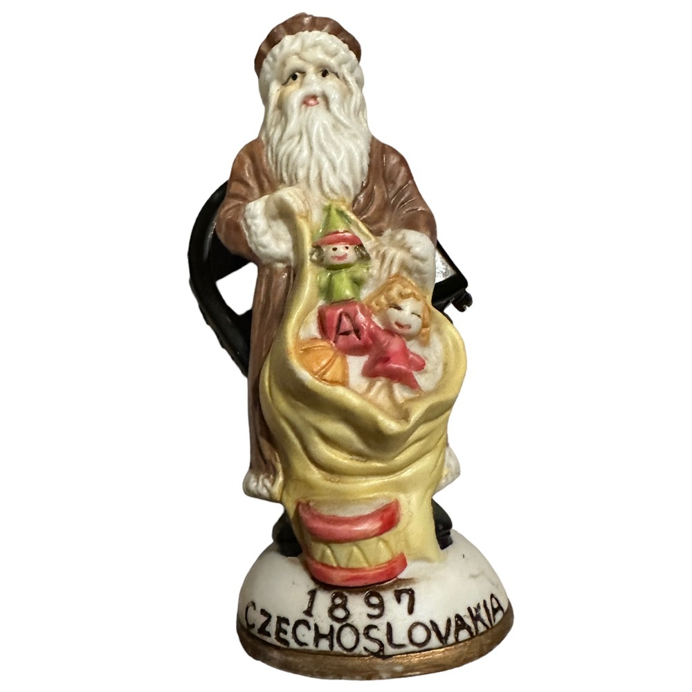 Collectible Old World Santa St. Nick 1897 Czechoslovakia Christmas Ornament